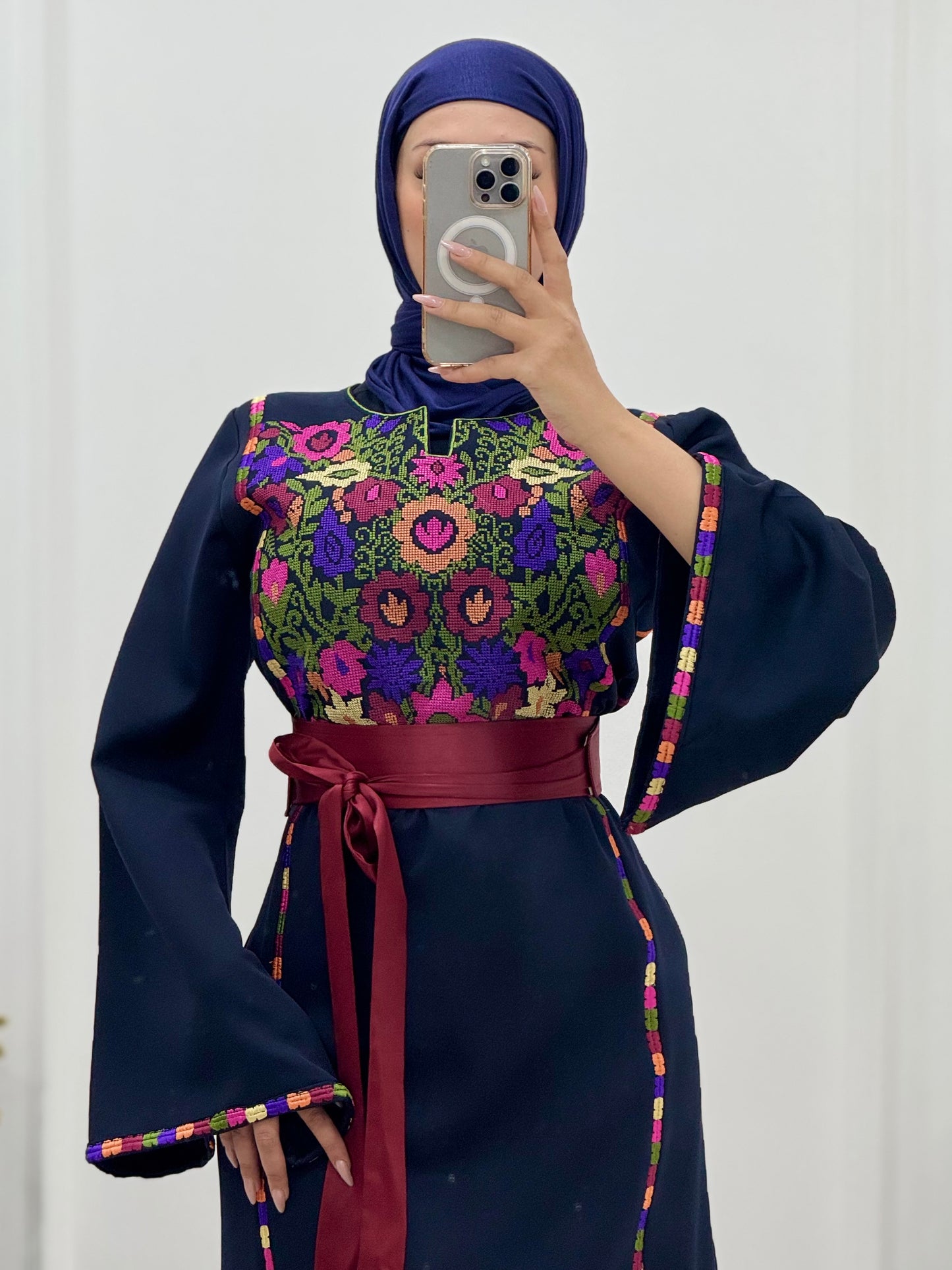 1) New beautiful Thoub (Navy Blue)
