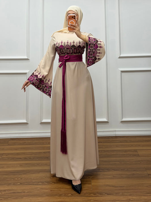 Simple Luxe Thoub - Beige