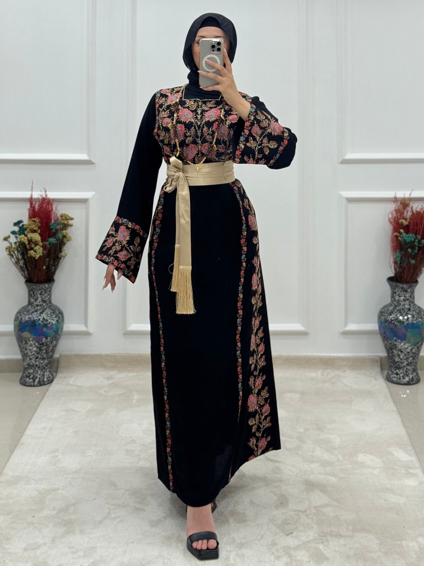 Roses Thoub - Rose Gold