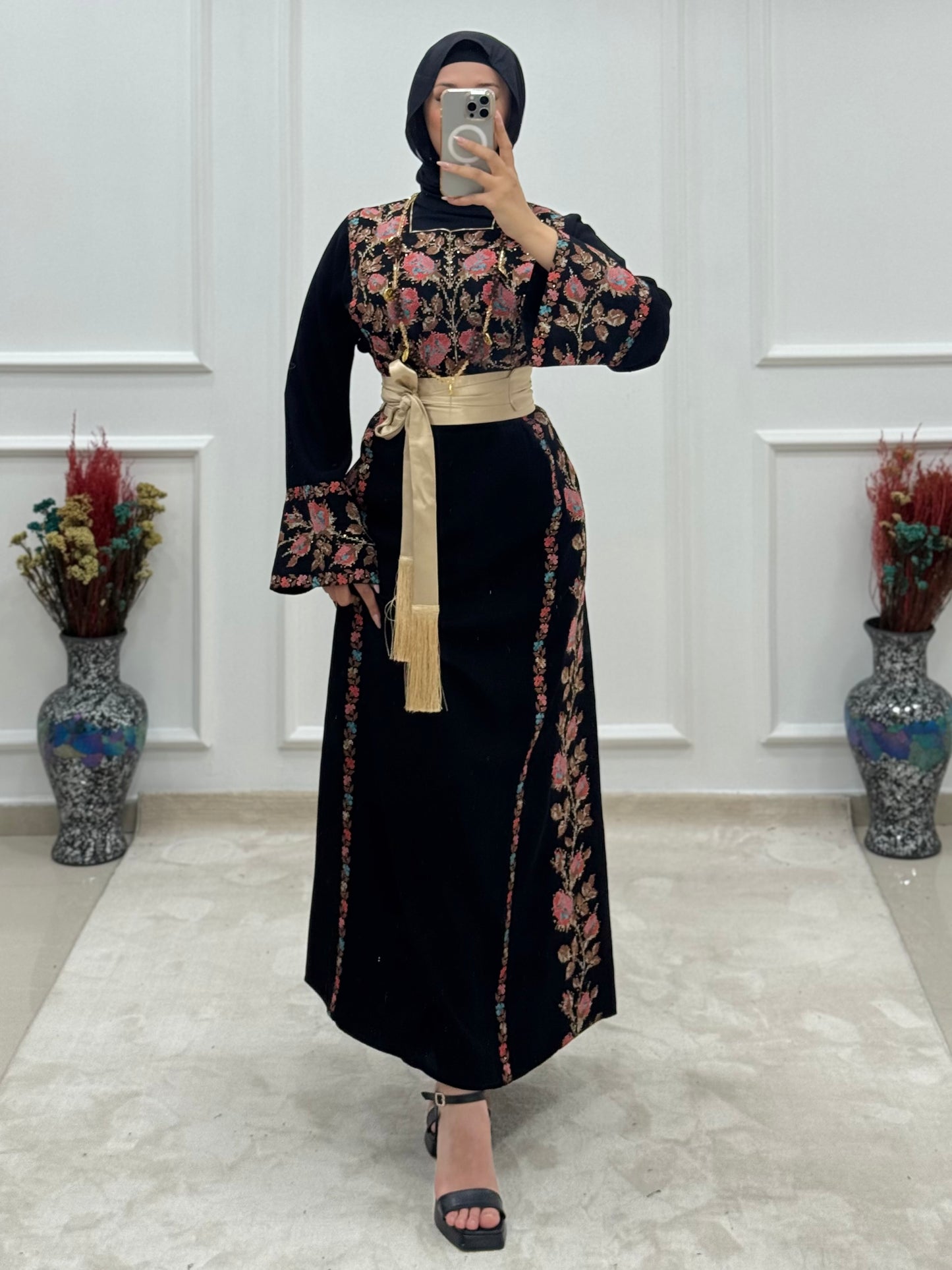 Roses Thoub - Rose Gold