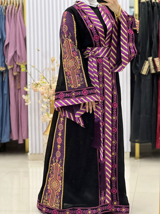 1) 2025 Beautiful Kashmeer Abaya