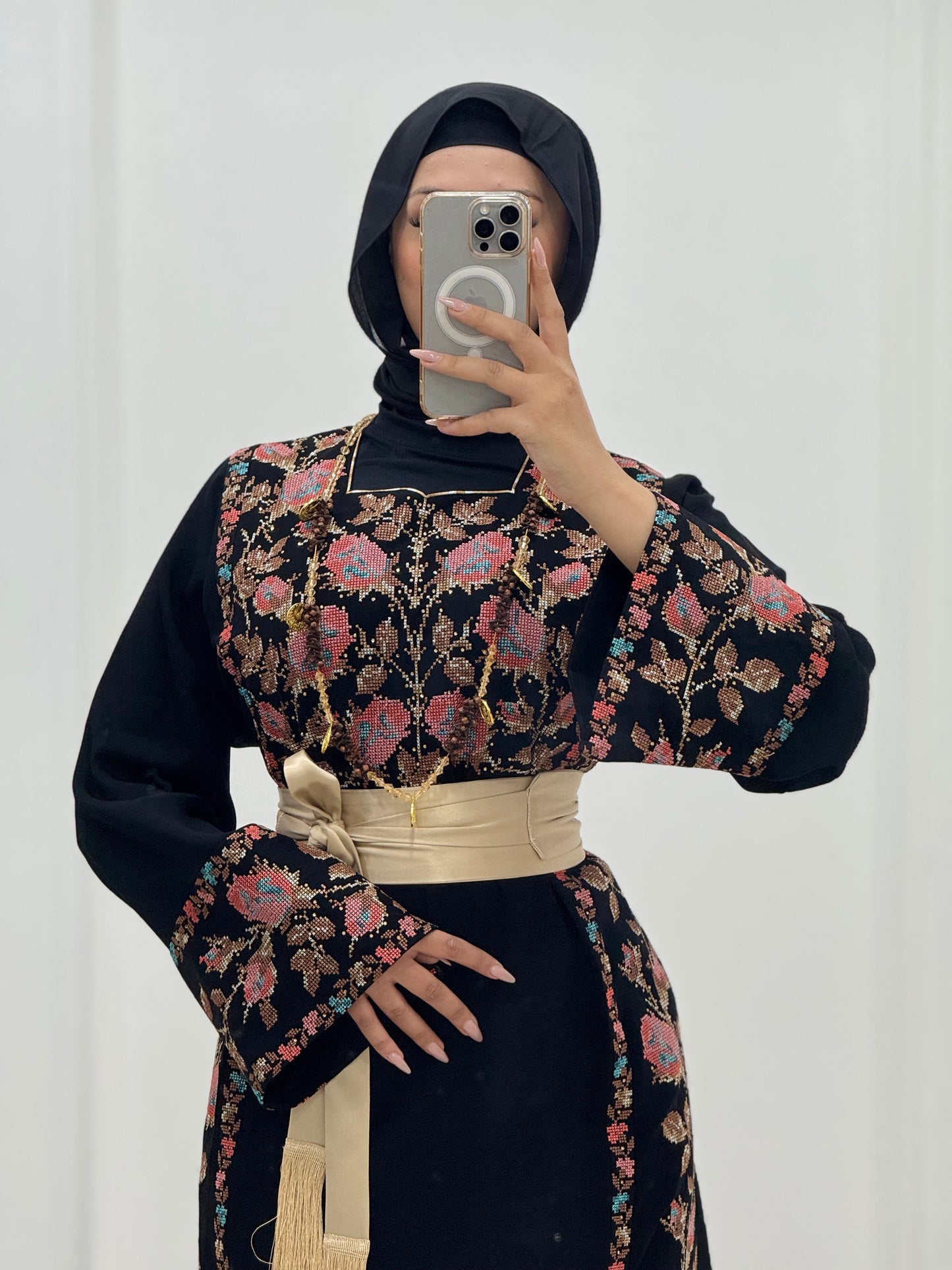 Roses Thoub - Rose Gold