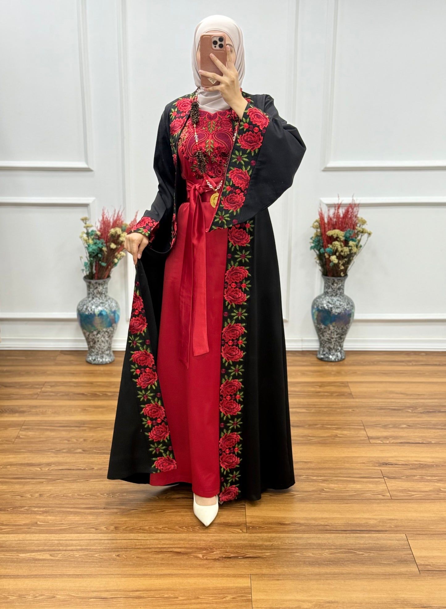 Elegant Two-Piece Thoub