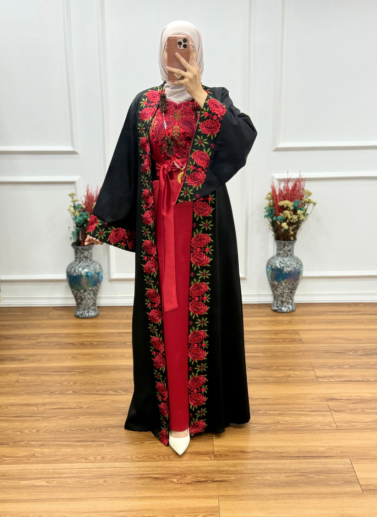 Elegant Two-Piece Thoub