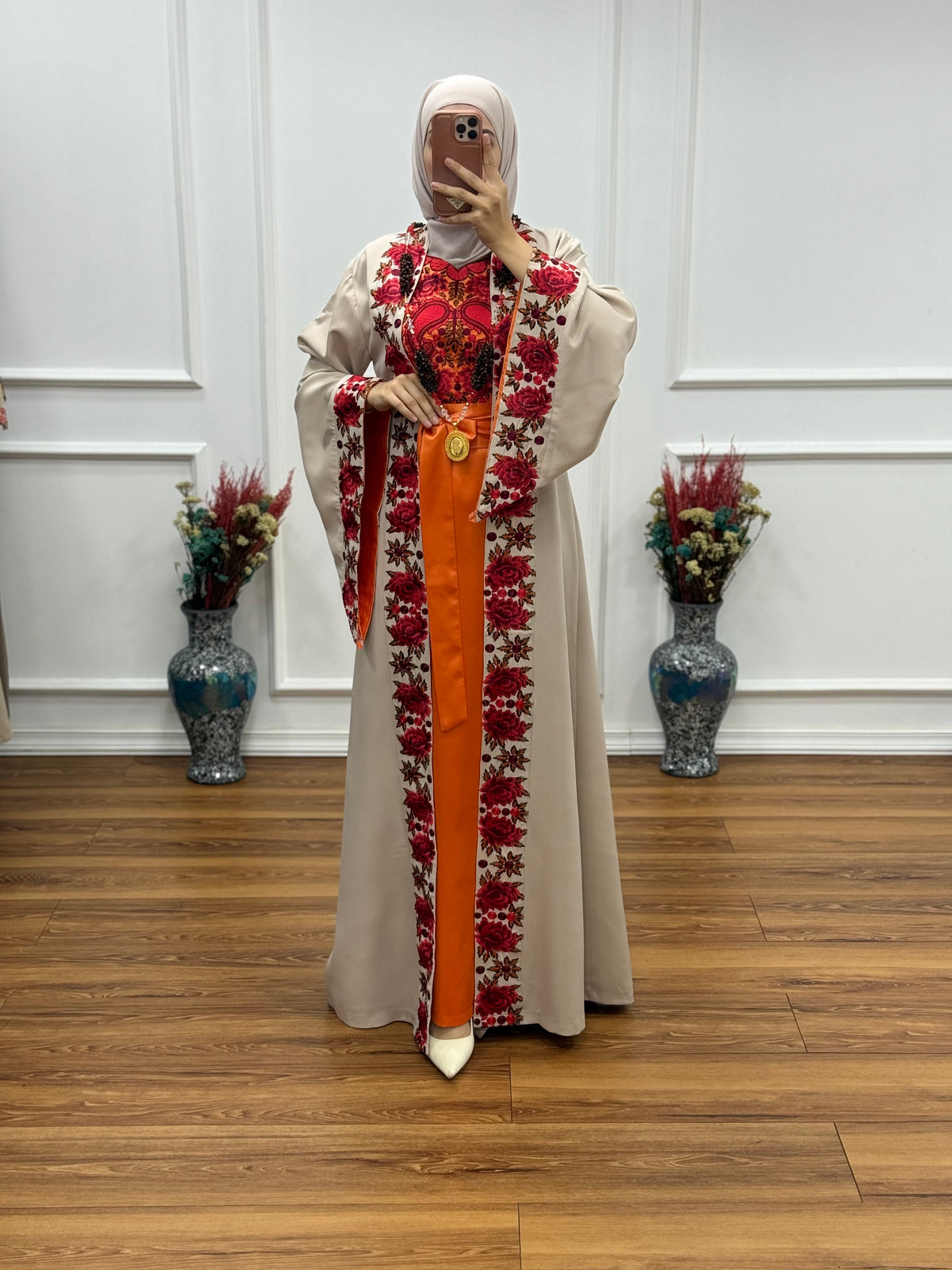 Elegant Two-Piece Thoub