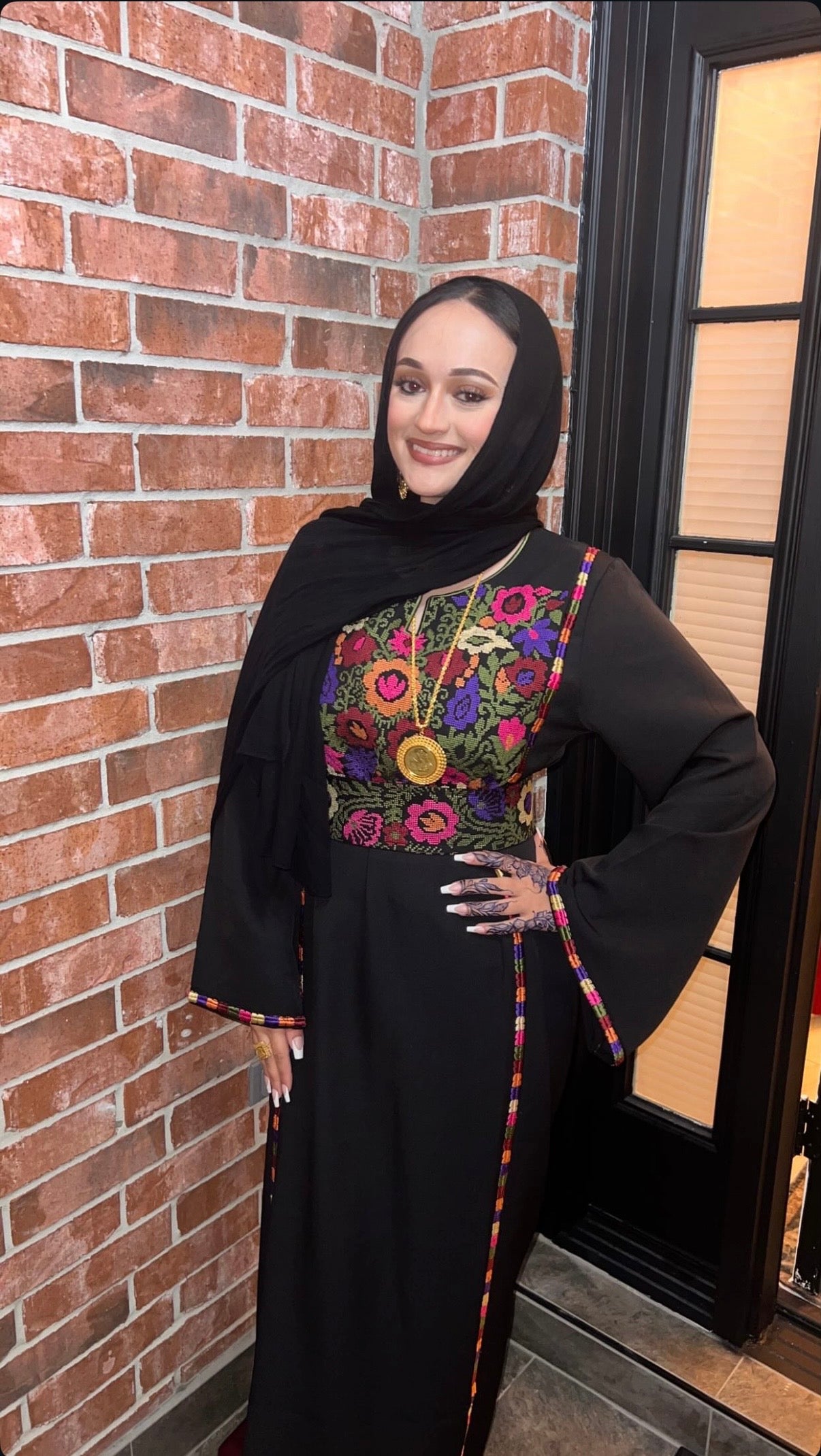1) Beautiful New Thoub❤️ (Black)